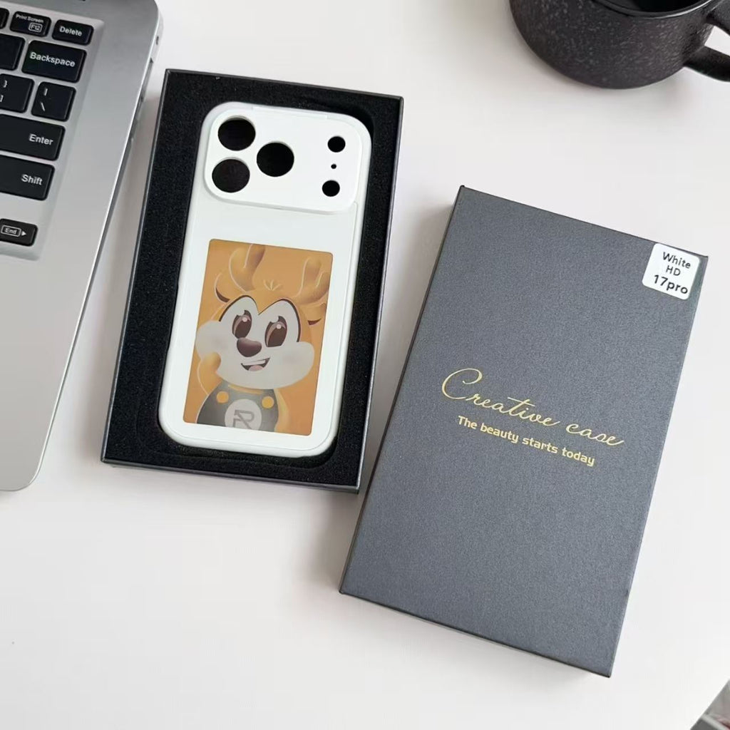 E-ink phone case for iPhone 17